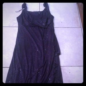 Purple sparkling dress